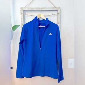 Adidas half zip athletic pullover